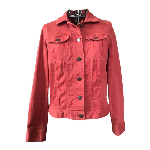 Eddie Bauer Jackets & Blazers - Eddie Bauer burnt orange denim jacket
